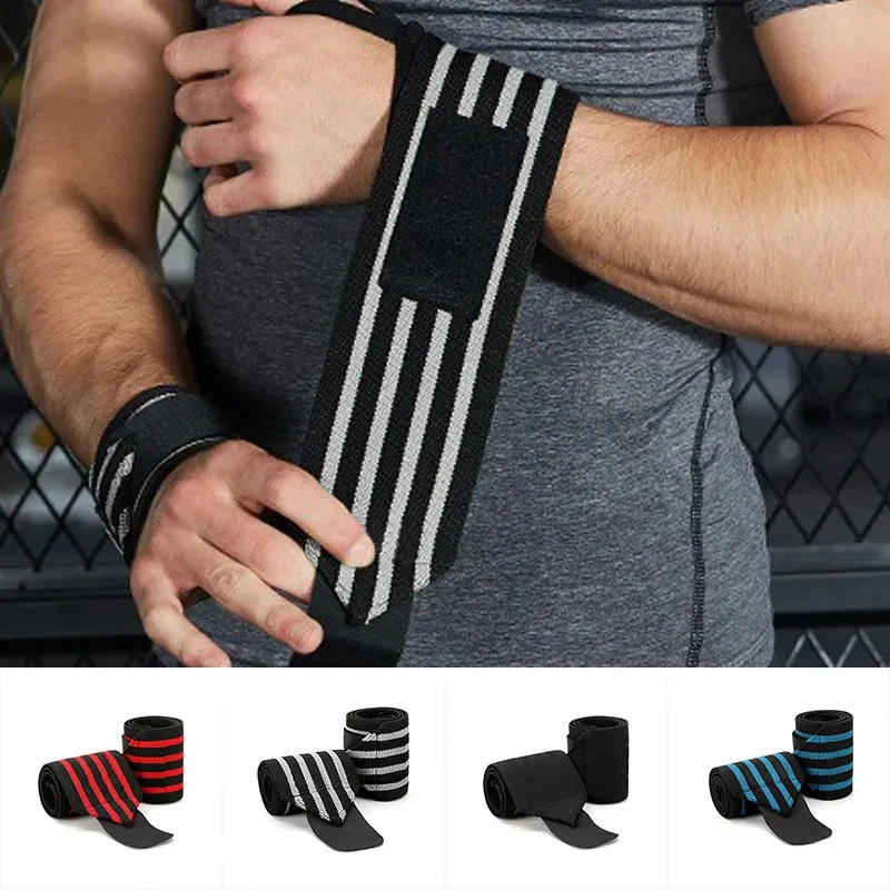 Wrist Wraps Weightlifting Support - 1PC elastische oefening pols drukband gewichtheffen