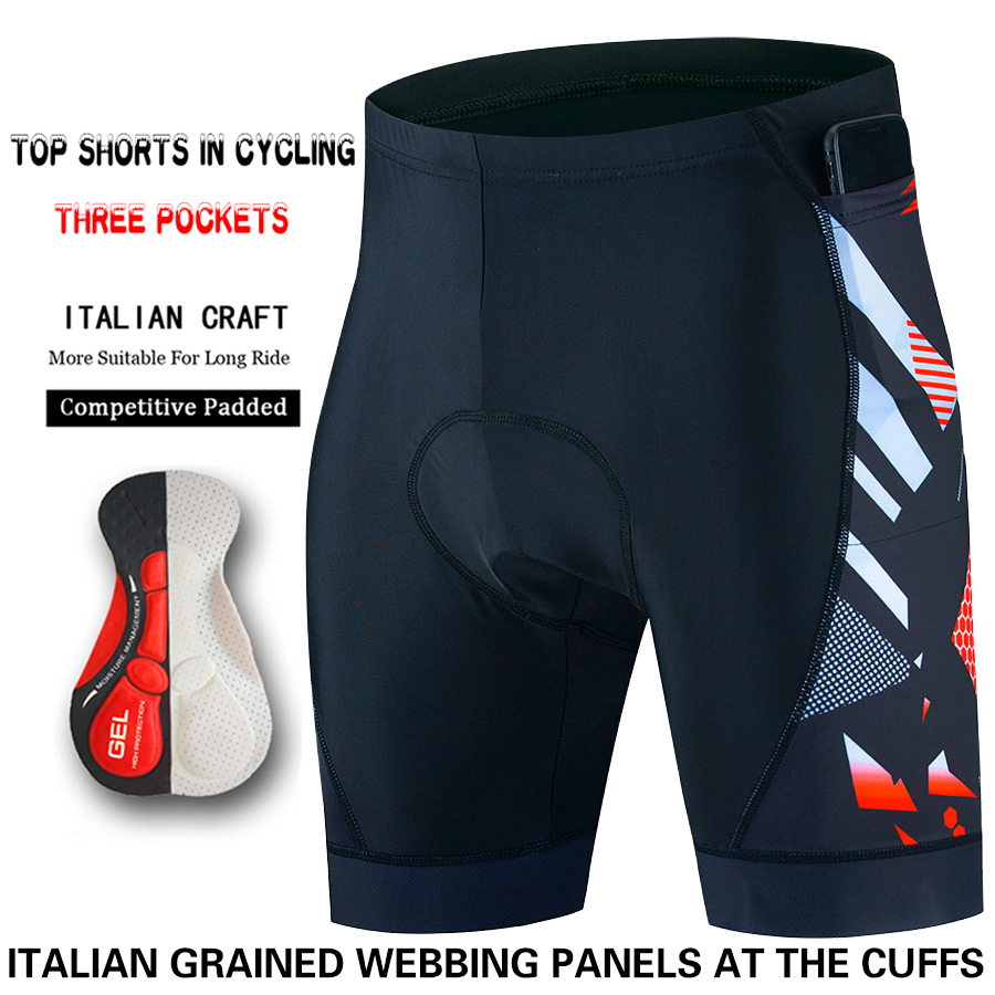 Drie Pocket Fietsbroek Fiets P - Padded Cycling Shorts 5D Gel recensie en prijs