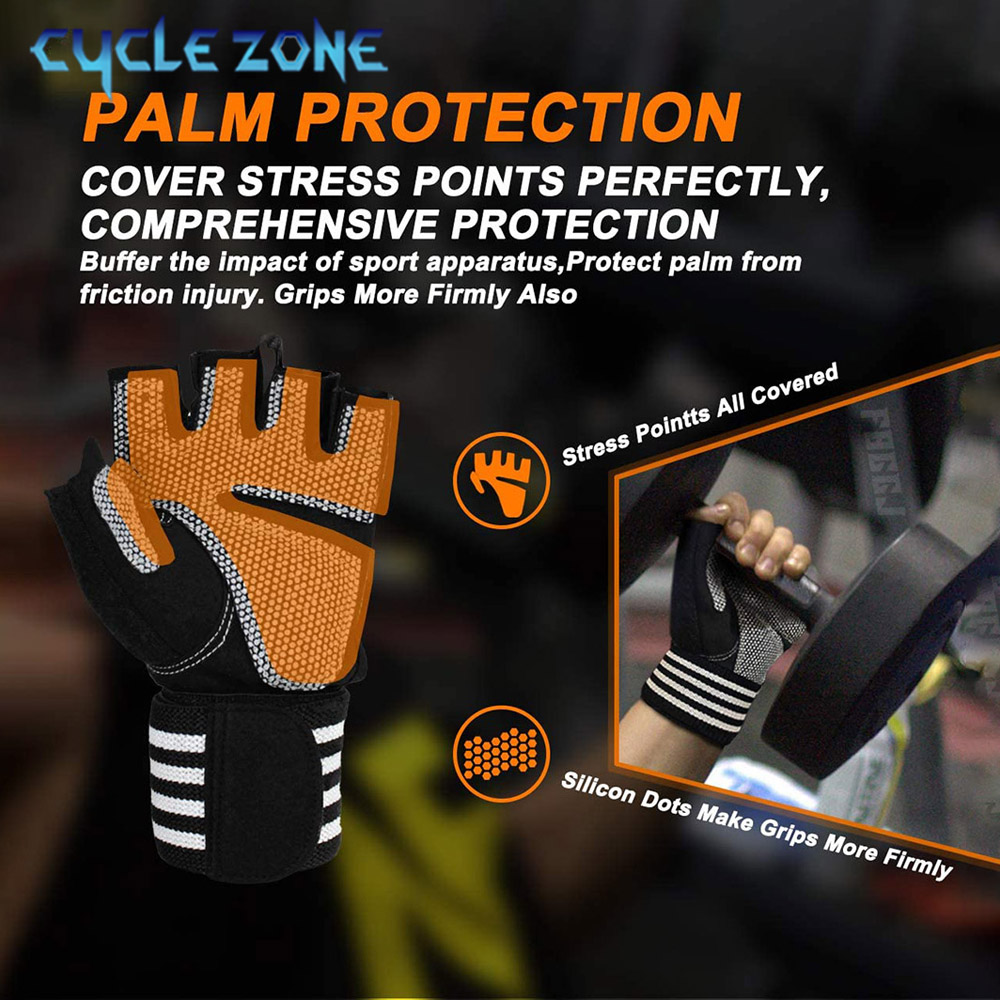 1 paar halve vinger fitnesshan - Wrist Wraps Weightlifting Support recensie en prijs